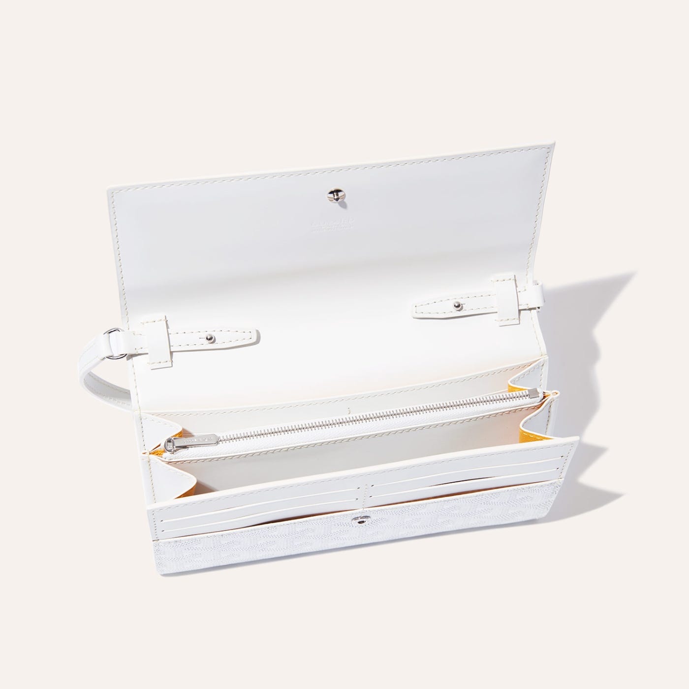 Goyard Varenne Continental Wallet White - Image 4